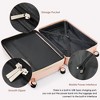 YONWAY 3 Piece Luggage Set, with Spinner Wheels & Cup Holder, ABS Hardshell Suitcase Sets, 20/24/28 Inch - 2 of 4
