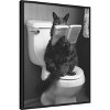 Amanti Art The Sin Queen Throne Room Cat by Niky Rahner Framed Canvas Wall Art - 2 of 4