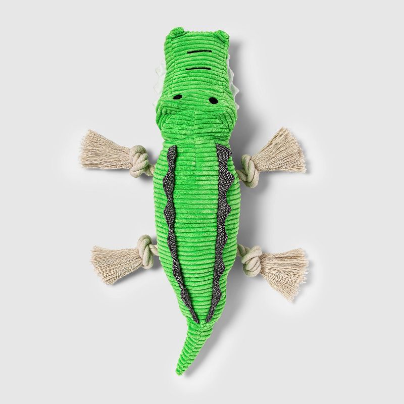 Gator Plush Dog Toy - Green - L - Boots &#38; Barkley&#8482;, 3 of 11