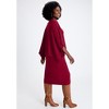 Jessica London Cable Knit Cape Sweater Dress - 4 of 4