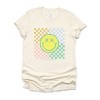 Simply Sage Market S.W.Smiley Four Square Smiley Face Short Sleeve Tee - 2 of 4