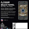 NFL Dallas Cowboys Realtree Stripes Beach Towel 30x60 Inches - 2 of 3