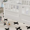 Racxily Floor bed, with barrier, door, children's floor bed frame, Montessori wooden children's floor bed - 4 of 4