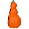Gemmy Airblown Inflatable Pumpkin Stack Scene, 3.5 ft Tall, Orange - 4 of 4