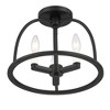 Crystorama Lighting Abbott 3 - Light Flush Mount in  Vibrant Gold - 3 of 4