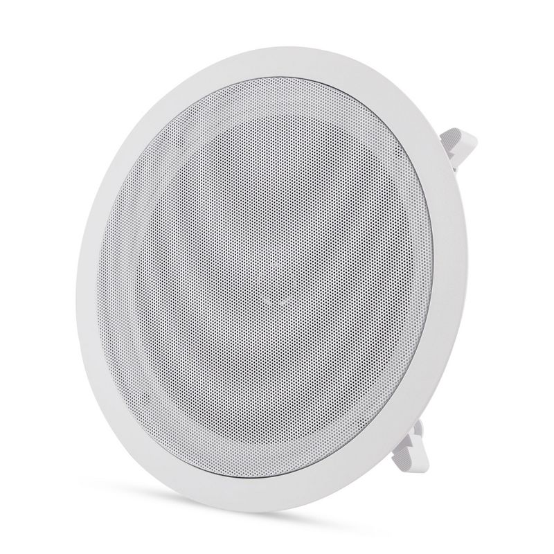 Pyle Round Flush Mount In-Wall or Ceiling High Quality Home Audio Subwoofer Speaker System, Pair of 2, 2 of 7