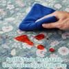 Washable Floral Rugs Soft Thin Flower Carpet Non Slip Low Pile Modern Printed Area Rug for Kids Room Living Room Bedroom - 3 of 4