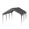 13x20Ft Heavy Duty Carport Outdoor UV Resistant Waterproof Party Tent All-Season Portable Garage Gazebo Shelter for Car,Storage Shed,Gray - 2 of 4