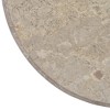 vidaXL Table Top Gray Ø23.6"x1" Marble - 4 of 4