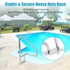 30"x30" 304 Stainless Steel Pool Handrails (2pcs) – Inground Pool Rails with Blue Grip Cover, Rustproof High Load Capacity & All Accessories - 2 of 4