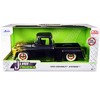 1955 Chevrolet Stepside Pickup Truck Matt Black with Yellow Flames "Just Trucks" Series 1/24 Diecast Model Car by Jada - 3 of 3