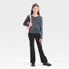 Girls' Long Sleeve Mesh Crew - art class™ - 3 of 3