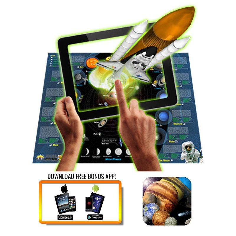Flipo Solar System Interactive Smart Chart STEM Toy For Girls & Boys - App Compatible, 1 of 4