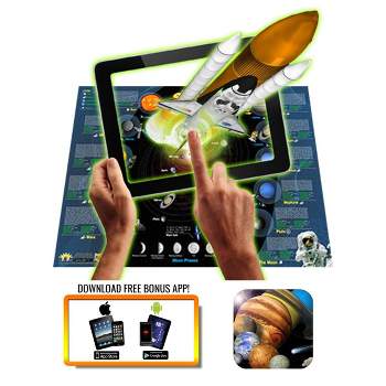 Flipo Solar System Interactive Smart Chart STEM Toy For Girls & Boys - App Compatible