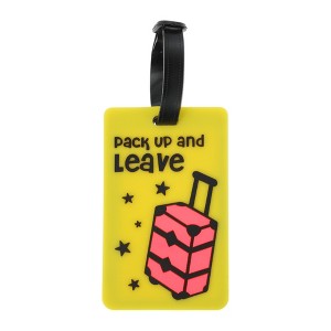 Unique Bargains Trolley Case Pattern Luggage Tag 1 Pc - 1 of 4