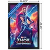 Trends International Marvel Thor: Love and Thunder - Thor Odinson One Sheet Framed Wall Poster Prints - 3 of 4