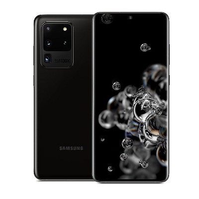 Manufacturer Refurbished Samsung Galaxy S20 Ultra 5G G988U (AT&T Only) 128GB Cosmic Black (Very Good)