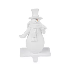 Gallerie II Snowman with Bird Christmas Stocking Holder