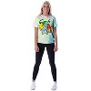 Pokemon Women's Pikachu Squirtle Charmander Bulbasaur Tie-Dye Skimmer T-Shirt Adult - 4 of 4