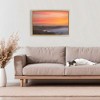 Stupell Industries Orange Sunset over Shoreline Floating Frame Canvas Art - 3 of 4