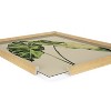 Kate and Laurel Blake Spotted Leaves Neutral Framed Printed Glass by Emily Marie Watercolors, 18x24, Natural - 3 of 4
