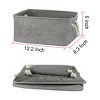 PiccoCasa Household Linen Storage Clothes Container Gray S Size - image 3 of 4