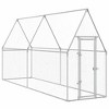 vidaXL Chicken Cage Silver Galvanized Steel 39.4 x 39.4 x 74.8 in - 4 of 4