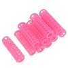 Unique Bargains Women's Home DIY Hair Styling Plastic Roller Curlers Clips Pink 2.7" x 0.8" 12 Pcs - 3 of 4