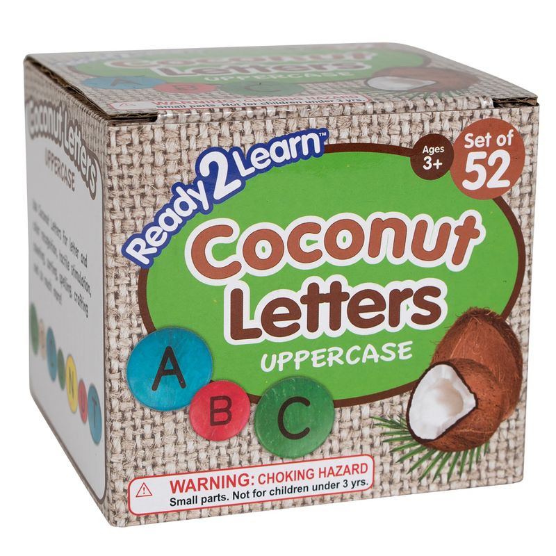 READY 2 LEARN™ Coconut Letters - Uppercase - Set of 52, 1 of 10