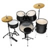 Ashthorpe 5-Piece Full-Size Complete Adult Drum Set with Remo Batter Drumheads - image 3 of 4