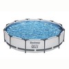 Bestway Steel Pro MAX 12 Foot x 30 Inch Round Metal Frame Above Ground Outdoor Backyard Swimming Pool Set with 330 GPH Filter Pump - image 3 of 4