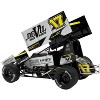 Winged Sprint Car #17 Cory Eliason "Devil Race Karts" Monte Motorsports (2025) 1/18 Diecast Model Car by ACME - 4 of 4