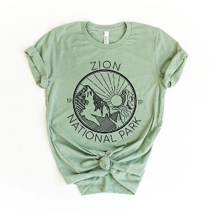 Simply Sage Market Women's Zion National Park Short Sleeve Graphic Tee - 1 of 4