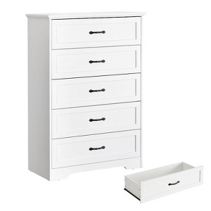 COZONY Modern 5/6-Drawer Dresser with Optional Configuration, Versatile Storage Chest for Closet Organization, Kids Bedroom & Living Room - 1 of 4