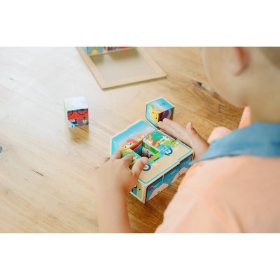 Chuckle &#38; Roar Wooden Block Kids 15 pc Puzzle - 3pk_3