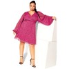 Women's Plus Size Jenna Dress - sangria | CITY CHIC - image 2 of 4