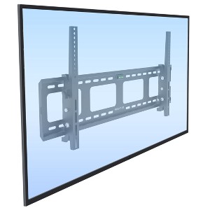 Mount-It! Heavy-Duty Tilt TV Wall Mount For Up to 90 in. Screens, 220 Lbs. Weight Capacity, Black - 1 of 4