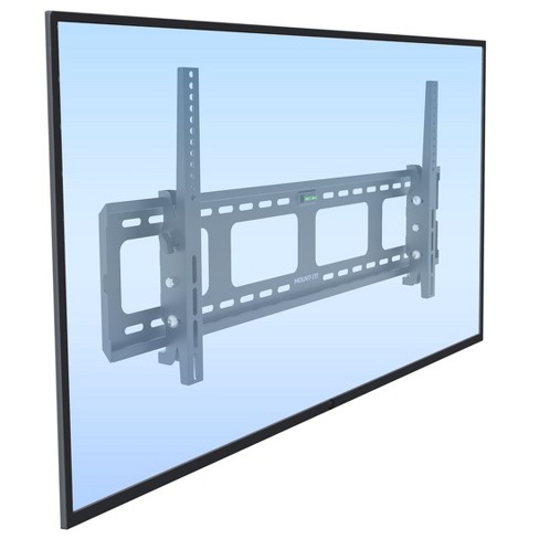 Mount-It! Heavy-Duty Tilt TV Wall Mount For Up to 90 in. Screens, 220 Lbs. Weight Capacity, Black - image 1 of 4