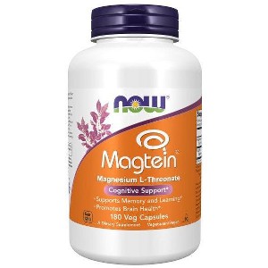 Magtein by Now Foods  -  180 VegCap - 1 of 3