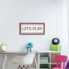 Stupell Industries Let's Play Floral Pattern Floating Frame Canvas Art - 3 of 4