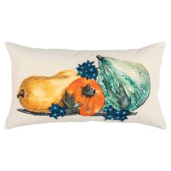 14"x26" Oversized Gourds Lumbar Throw Pillow - Rizzy Home