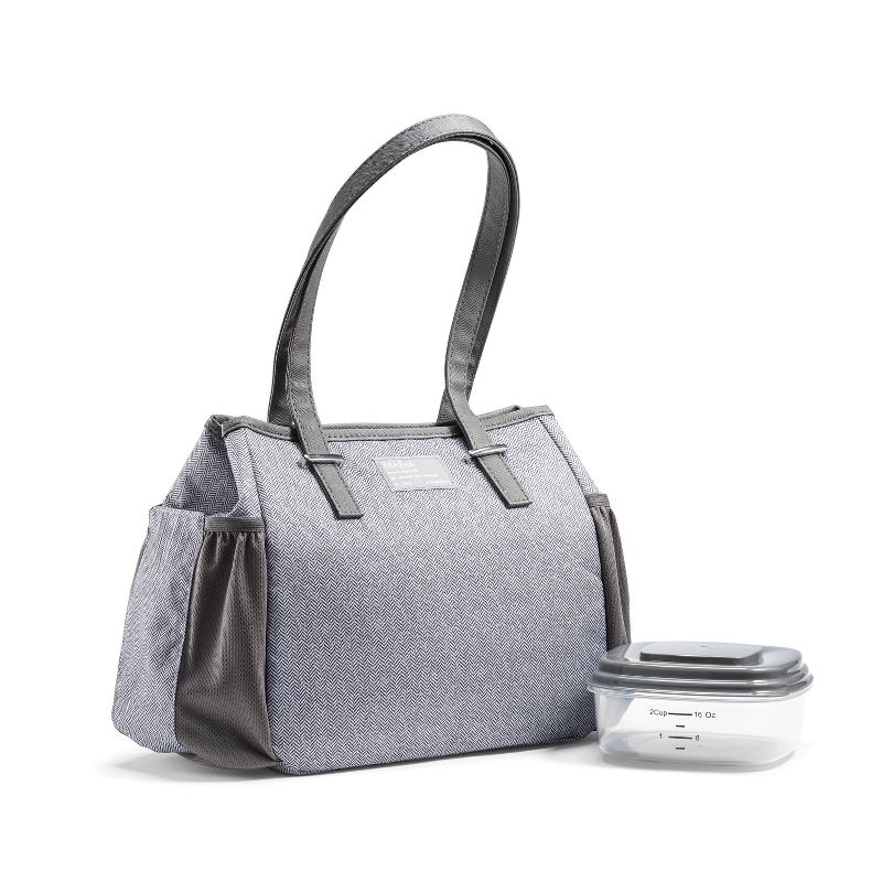 Fit &#38; Fresh Copley Lunch Kit - Gray Tweed, 1 of 10