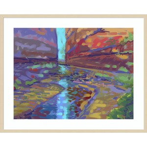 41" x 33" Filtered Light by Howard Ganz Wood Framed Wall Art Print - Amanti Art: Modern Acrylic, Horizontal Lithograph - 1 of 4