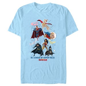 Men's DC League of Super-Pets Super Squad T-Shirt - 1 of 4