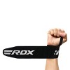 RDX Sports W2 Powerlifting Wrist Wraps - Enhanced Grip and Stability for Strength Training, CrossFit, Bodybuilding, Powerlifting - Black - 2 of 4