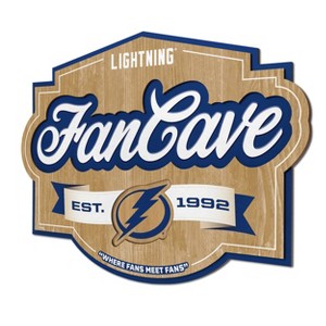 NHL Tampa Bay Lightning Fan Cave Sign - 1 of 4