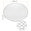 Unique Bargains Stainless Steel Round Cross Wire Barbecue Grill with Legs - 2 of 4
