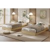 Bed Frame, Floor Standing Platform Bed with Sturdy Wooden Slats Support, Modern Minimalist Bedroom Furniture for Apartments - 4 of 4