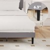 ELJGET Full Bed Frame with Adjustable Headboard, Heavy-Duty Support, Quiet Foam Padding & Underbed Storage - 4 of 4