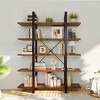 UbMelt 5-Tier Book Shelf Corner Freestanding Bookcase Storage Organizer for Living Room,Bedroom,Office - 2 of 4